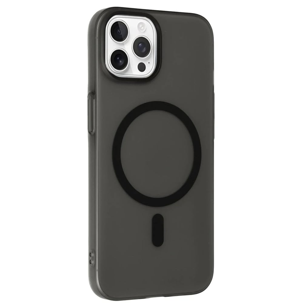 Mey İthalat®  iPhone 15 Pro Max Tuna PC Slim Magsafe Kapak - Siyah