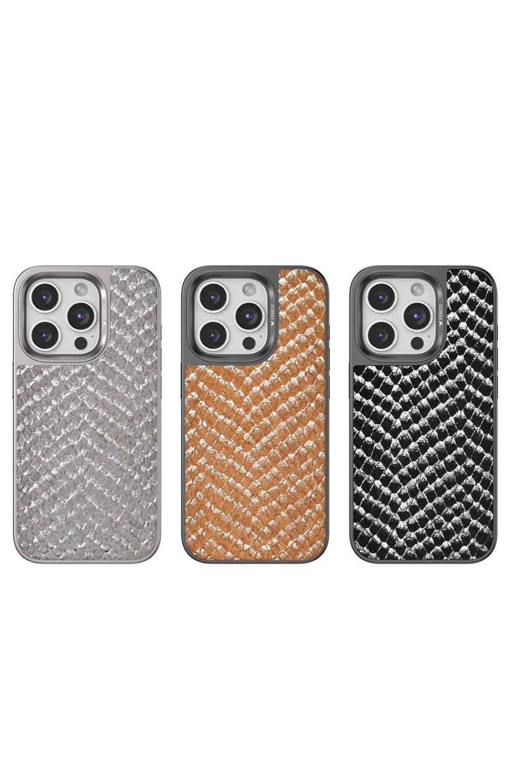 Mey İthalat®  iPhone 15 Pro Max Viper Kapak - Kahverengi
