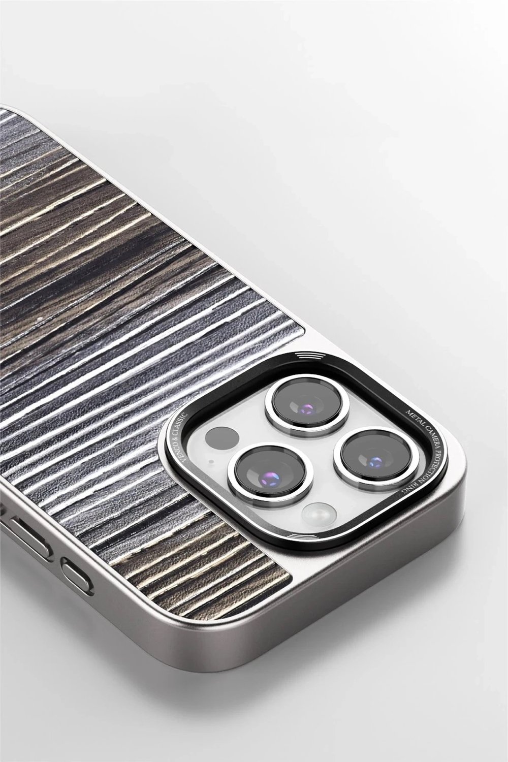 Mey İthalat®  iPhone 15 Pro Max Wave Kapak - Derin Mor