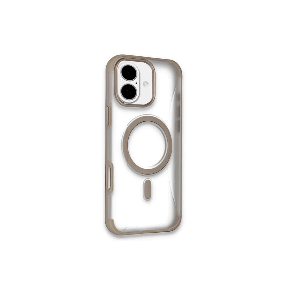 Mey İthalat®  iPhone 16 Hilton Magsafe Kapak - Gold