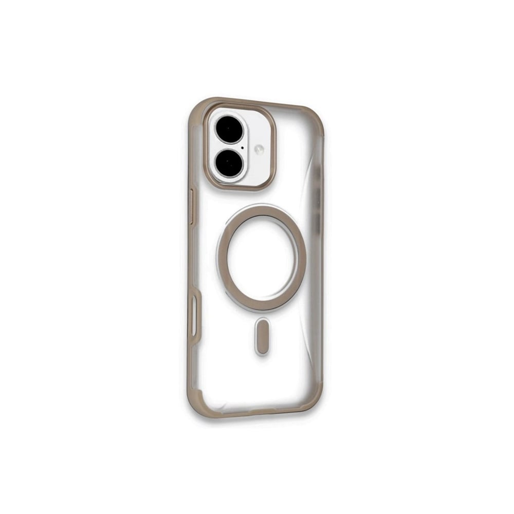 Mey İthalat®  iPhone 16 Hilton Magsafe Kapak - Gold