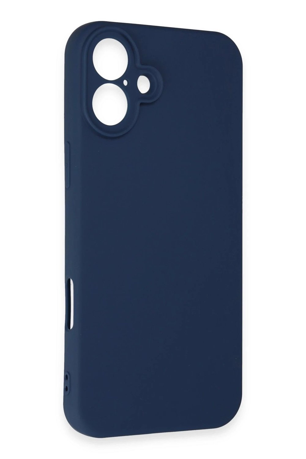 Mey İthalat®  iPhone 16 Kılıf First Silikon - Lacivert