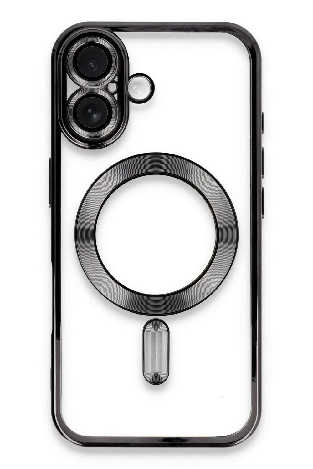 Mey İthalat®  iPhone 16 Kılıf Kross Magneticsafe Kapak - Siyah