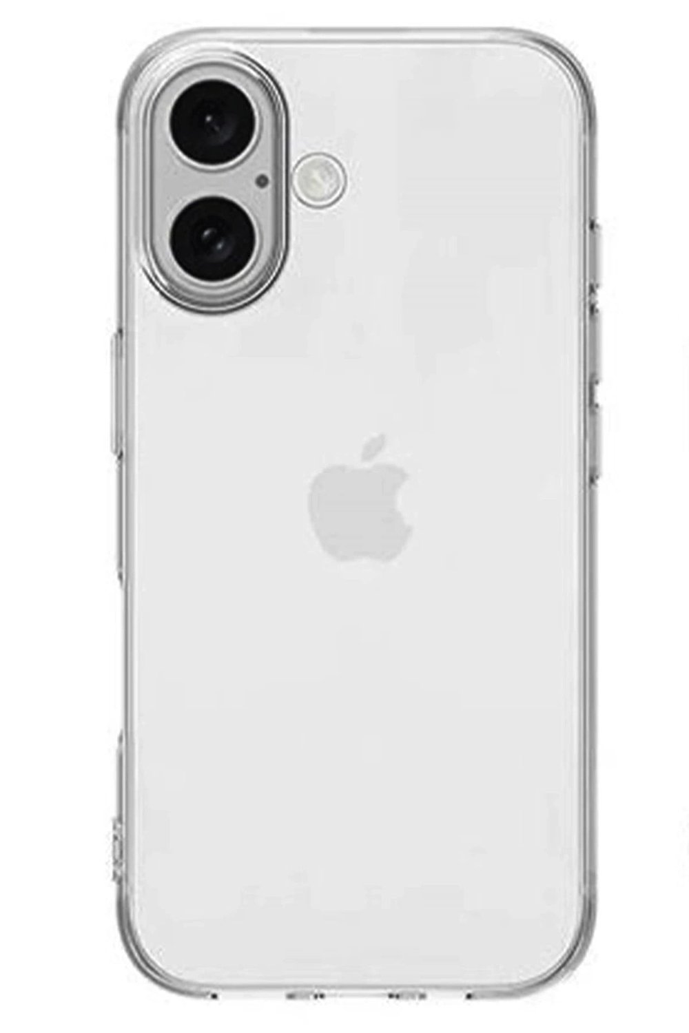 Mey İthalat®  iPhone 16 Kılıf Lüx Şeffaf Silikon