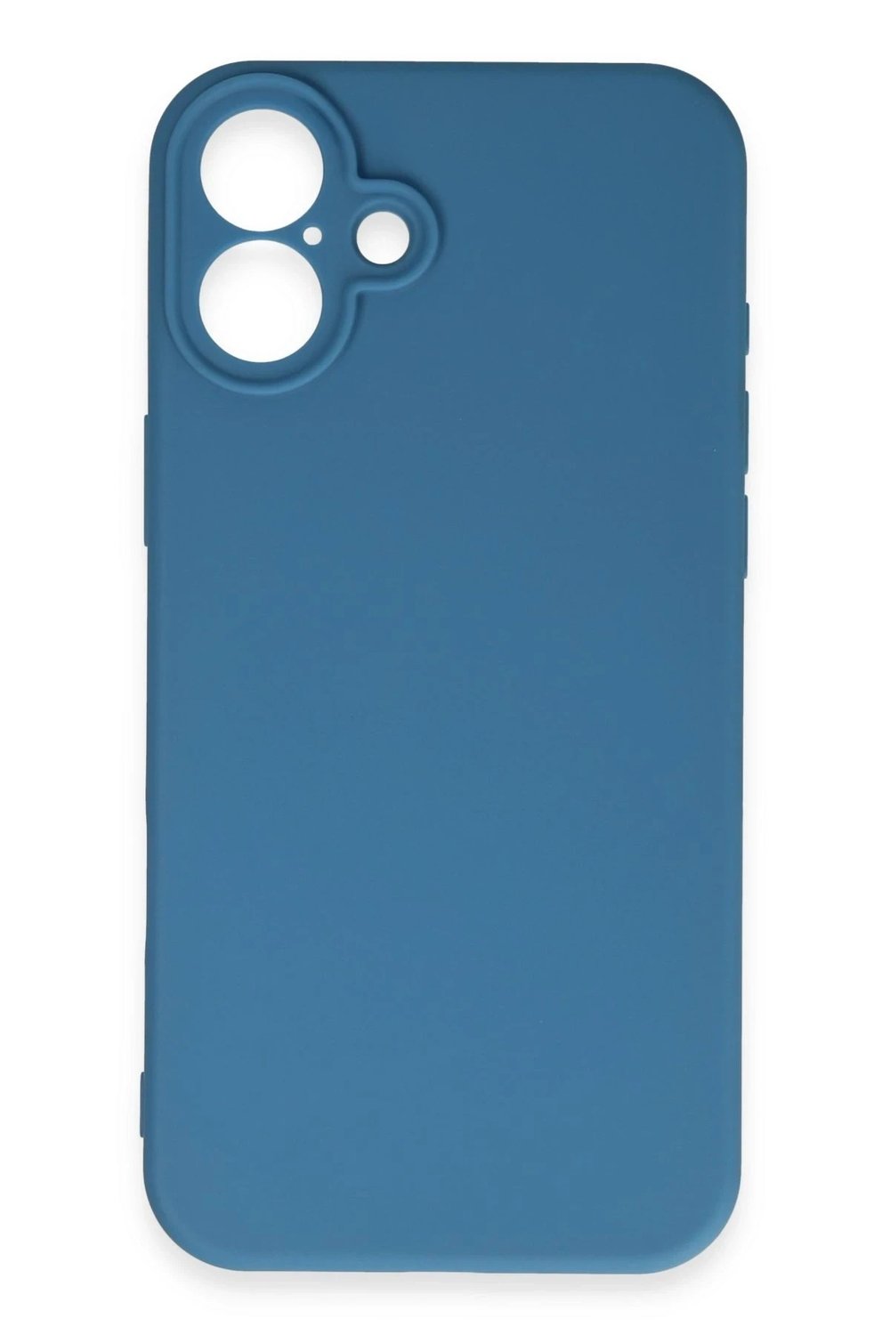 Mey İthalat®  iPhone 16 Plus Kılıf First Silikon - Mavi