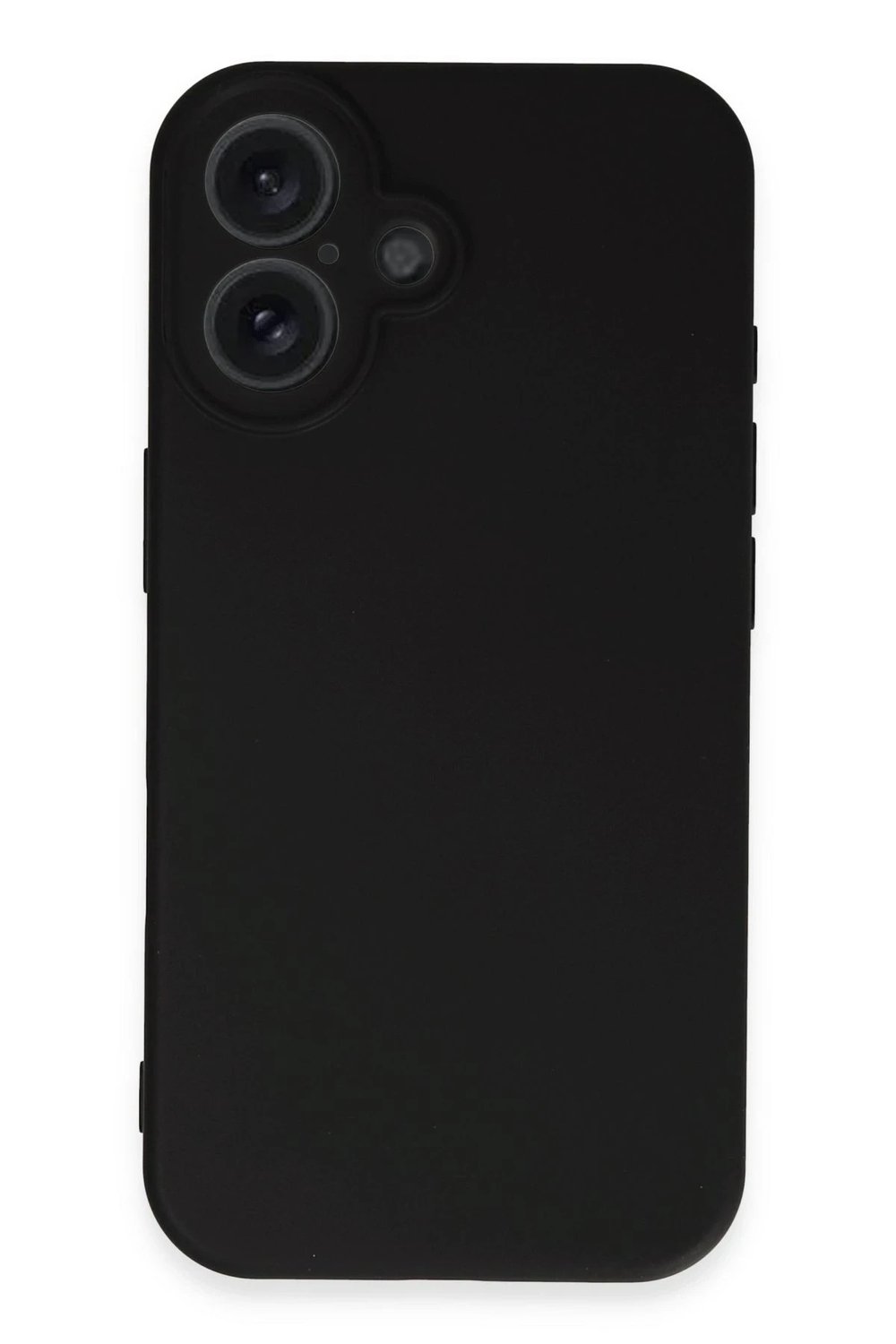 Mey İthalat®  iPhone 16 Plus Kılıf First Silikon - Siyah