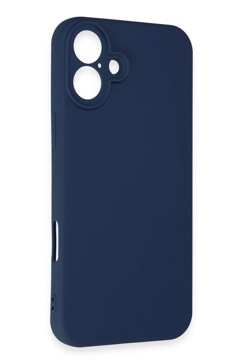 Mey İthalat®  iPhone 16 Plus Kılıf First Silikon - Lacivert