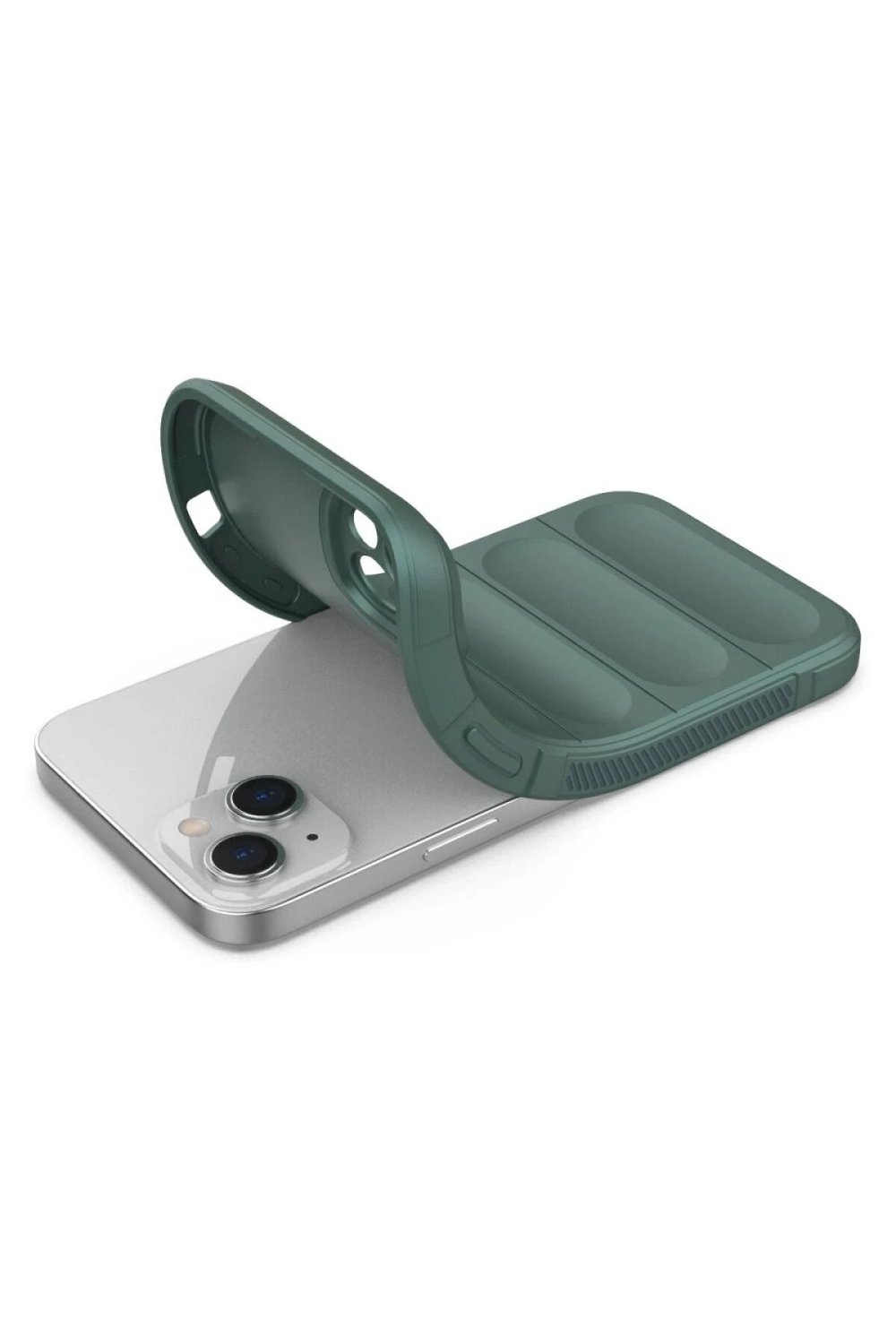 Mey İthalat®  iPhone 16 Plus Kılıf Optimum Silikon - Koyu Yeşil