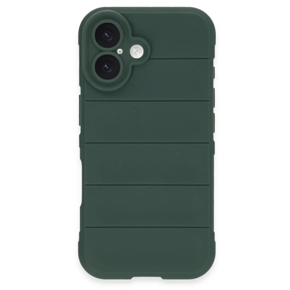 Mey İthalat®  iPhone 16 Plus Kılıf Optimum Silikon - Koyu Yeşil