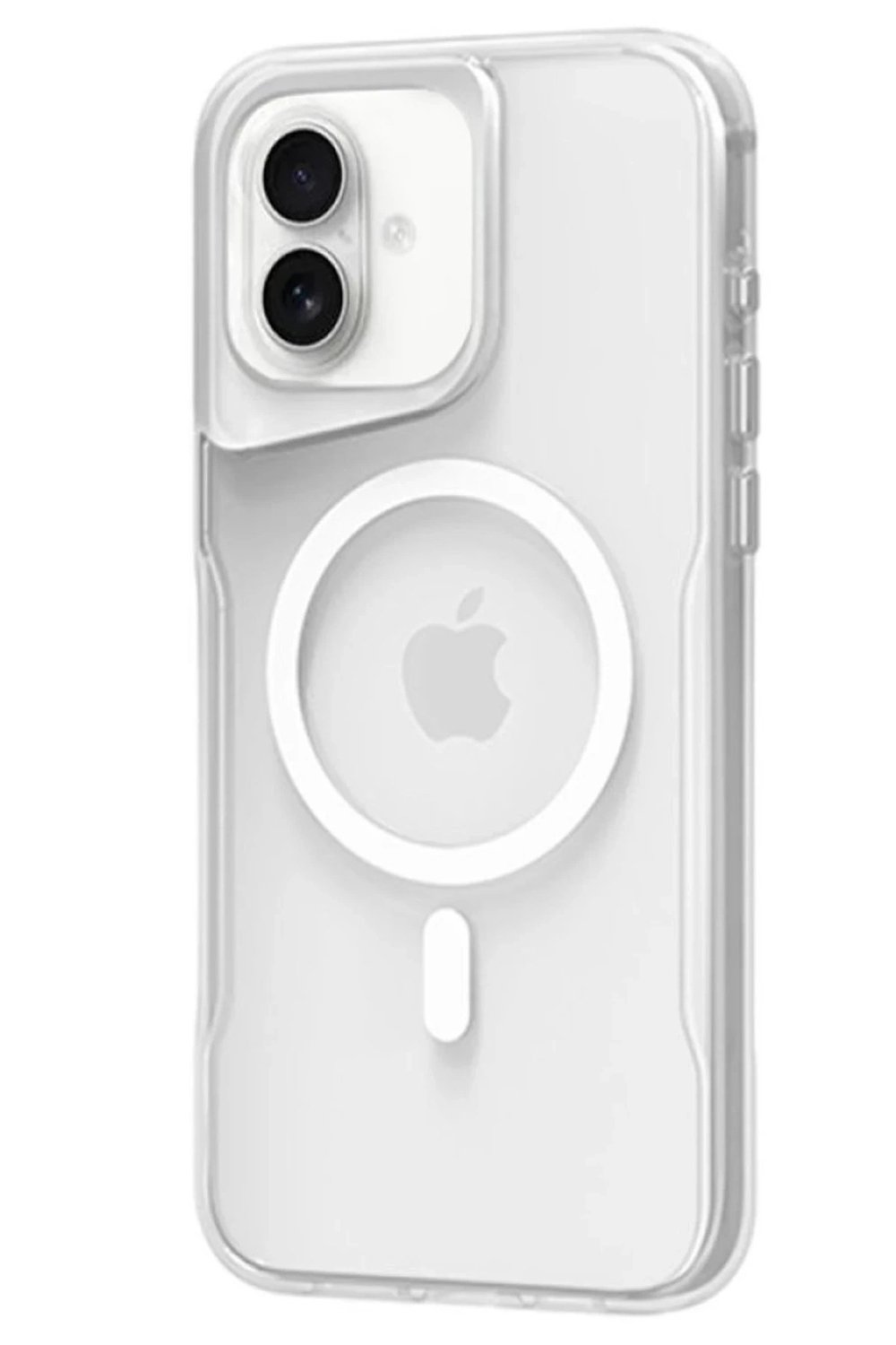 Mey İthalat®  iPhone 16 Plus Kılıf PC Poso Magsafe Kapak - Şeffaf