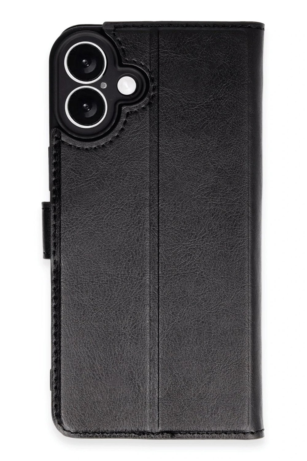 Mey İthalat®  iPhone 16 Plus Kılıf Trend S Plus Kapaklı Kılıf - Siyah