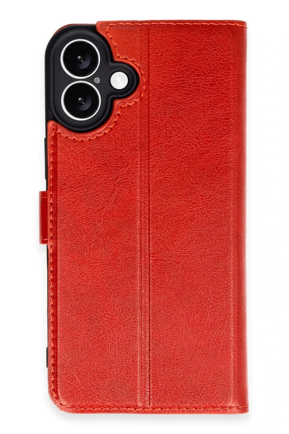 Mey İthalat®  iPhone 16 Plus Kılıf Trend S Plus Kapaklı Kılıf - Kırmızı