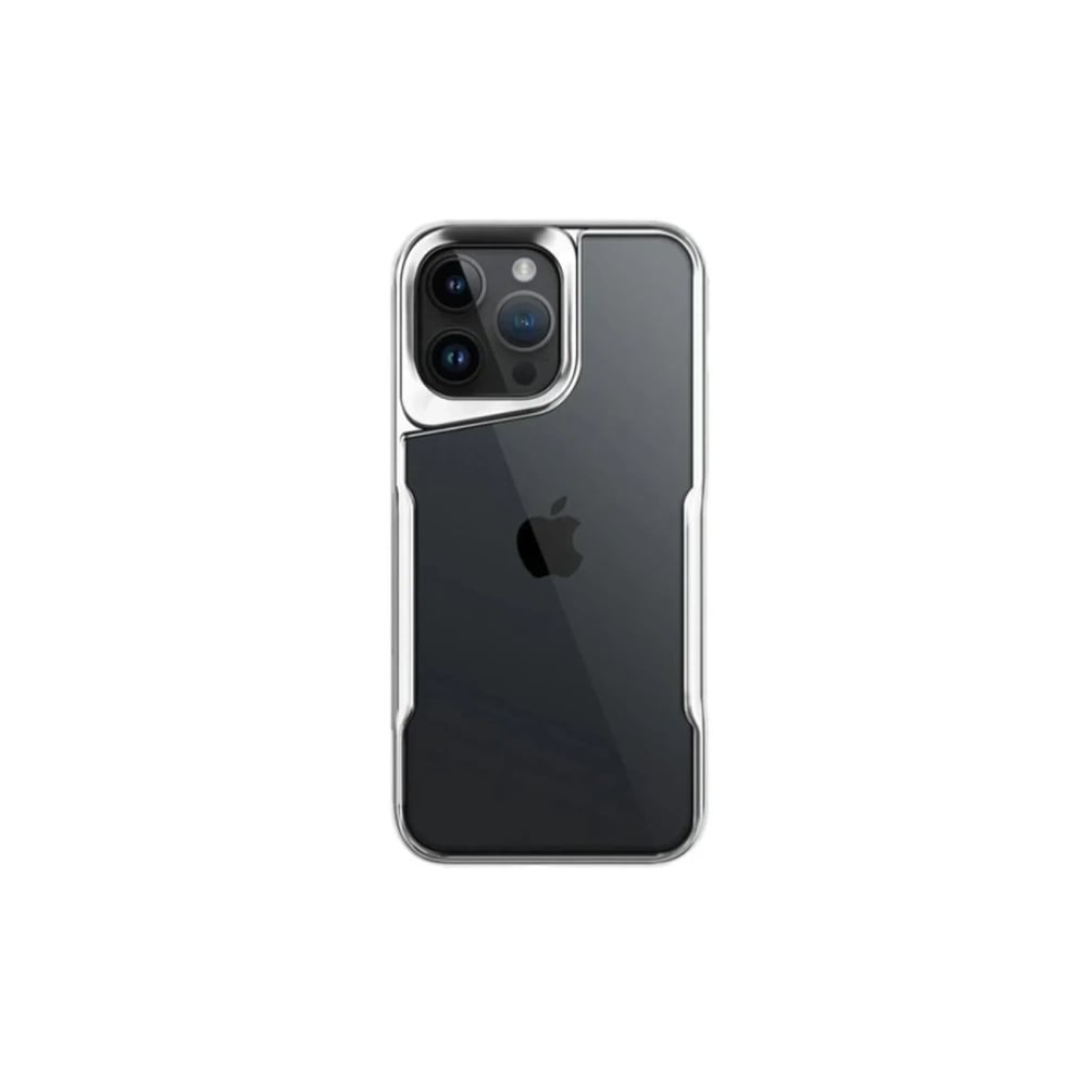 Mey İthalat®  iPhone 16 Pro Kılıf Boyi Silikon Kapak - Gümüş