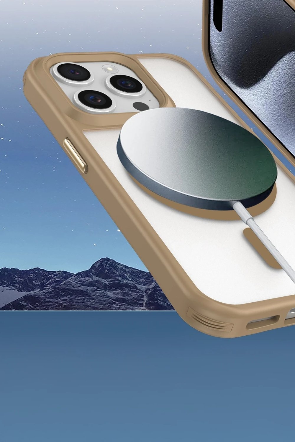 Mey İthalat®  iPhone 16 Pro Kılıf Enka Magsafe Silikon Kılıf - Şeffaf