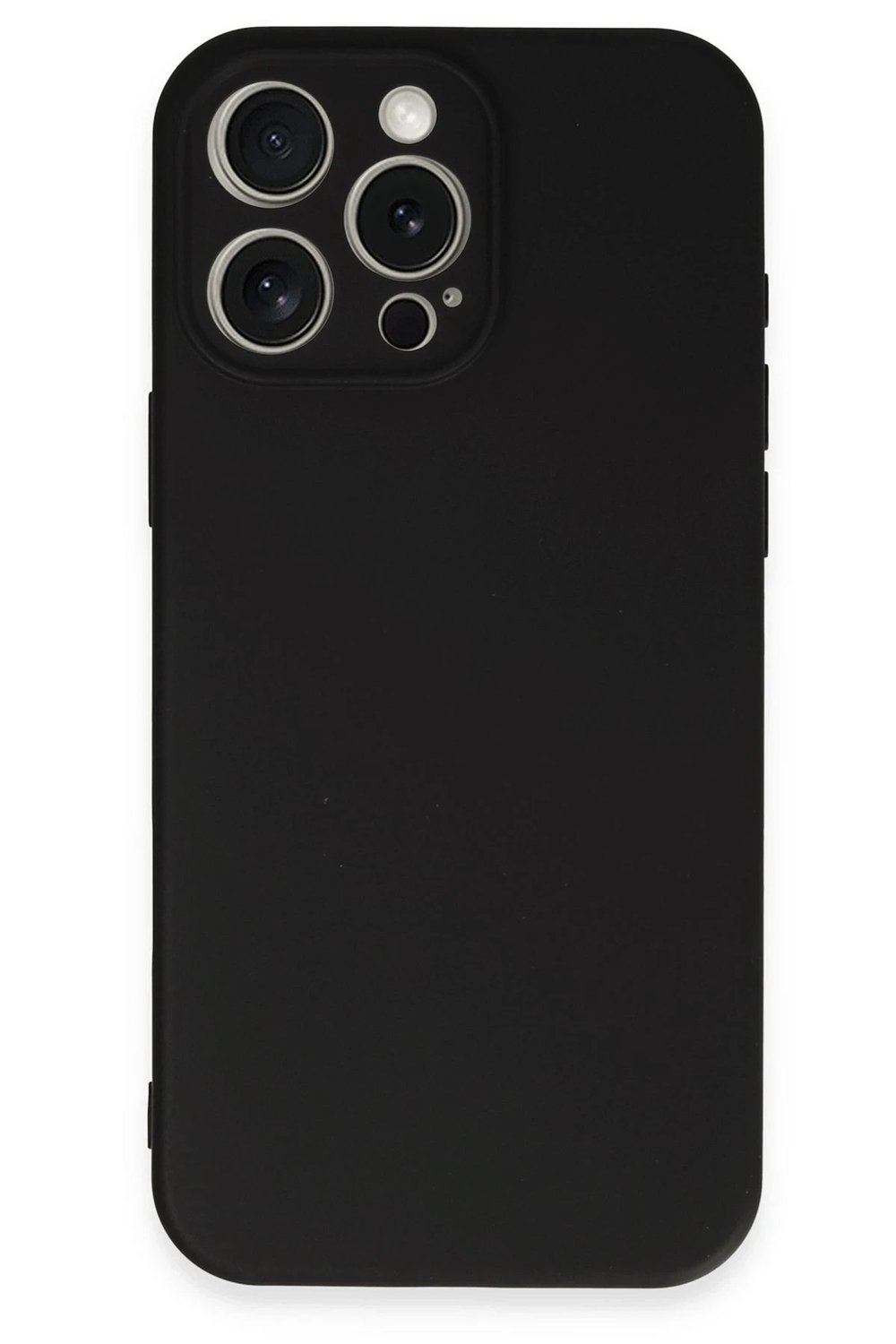 Mey İthalat®  iPhone 16 Pro Kılıf First Silikon - Siyah