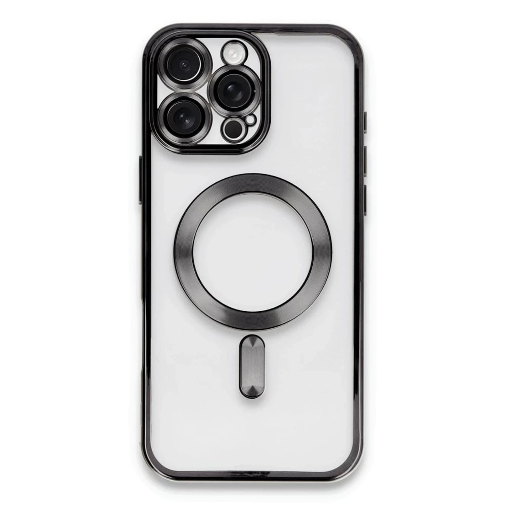 Mey İthalat®  iPhone 16 Pro Kılıf Kross Magneticsafe Kapak - Siyah