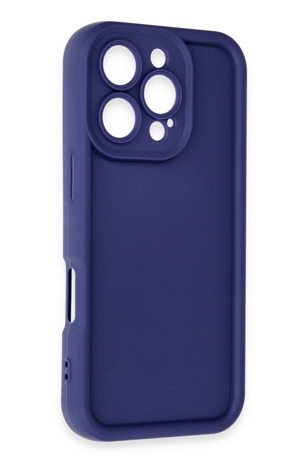 Mey İthalat®  iPhone 16 Pro Kılıf Viera Silikon - Lacivert
