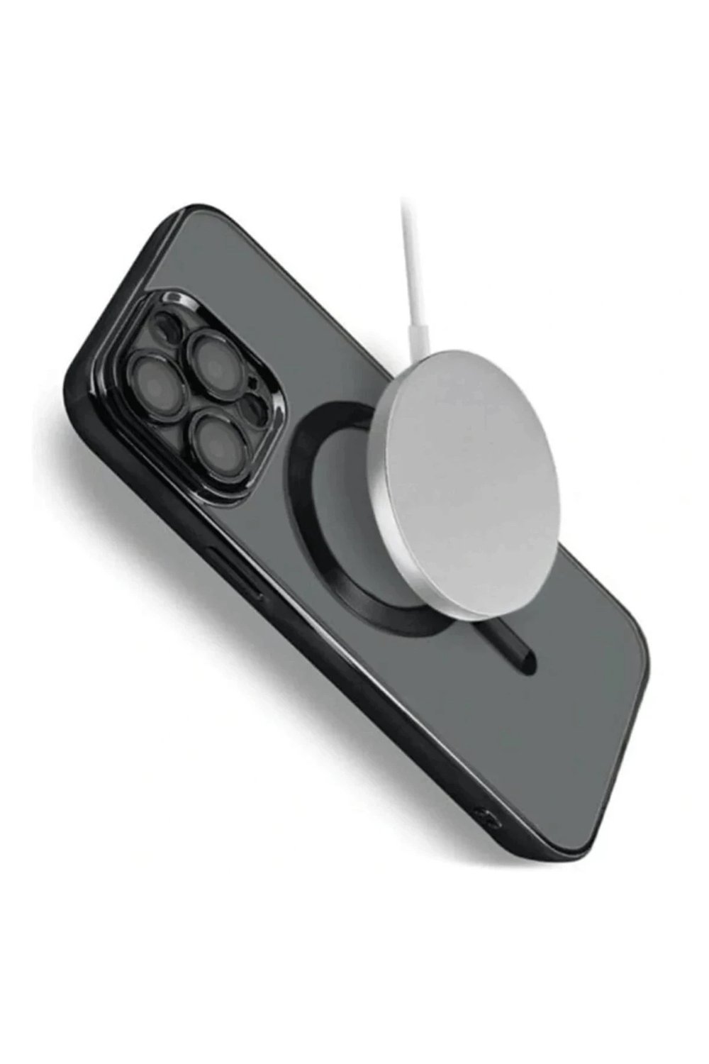 Mey İthalat®  iPhone 16 Pro Max Kılıf Kross Magneticsafe Kapak - Siyah