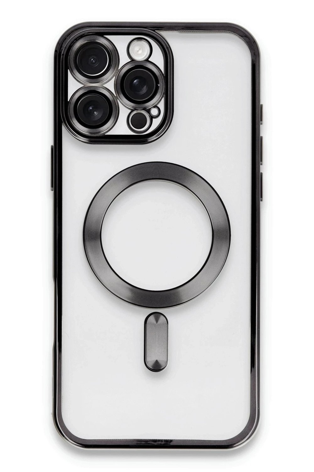 Mey İthalat®  iPhone 16 Pro Max Kılıf Kross Magneticsafe Kapak - Siyah