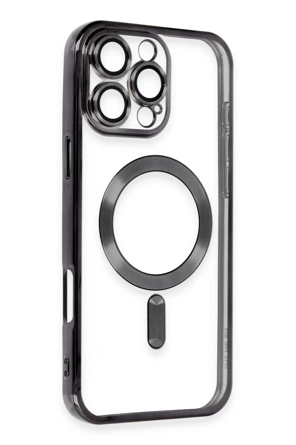 Mey İthalat®  iPhone 16 Pro Max Kılıf Kross Magneticsafe Kapak - Siyah