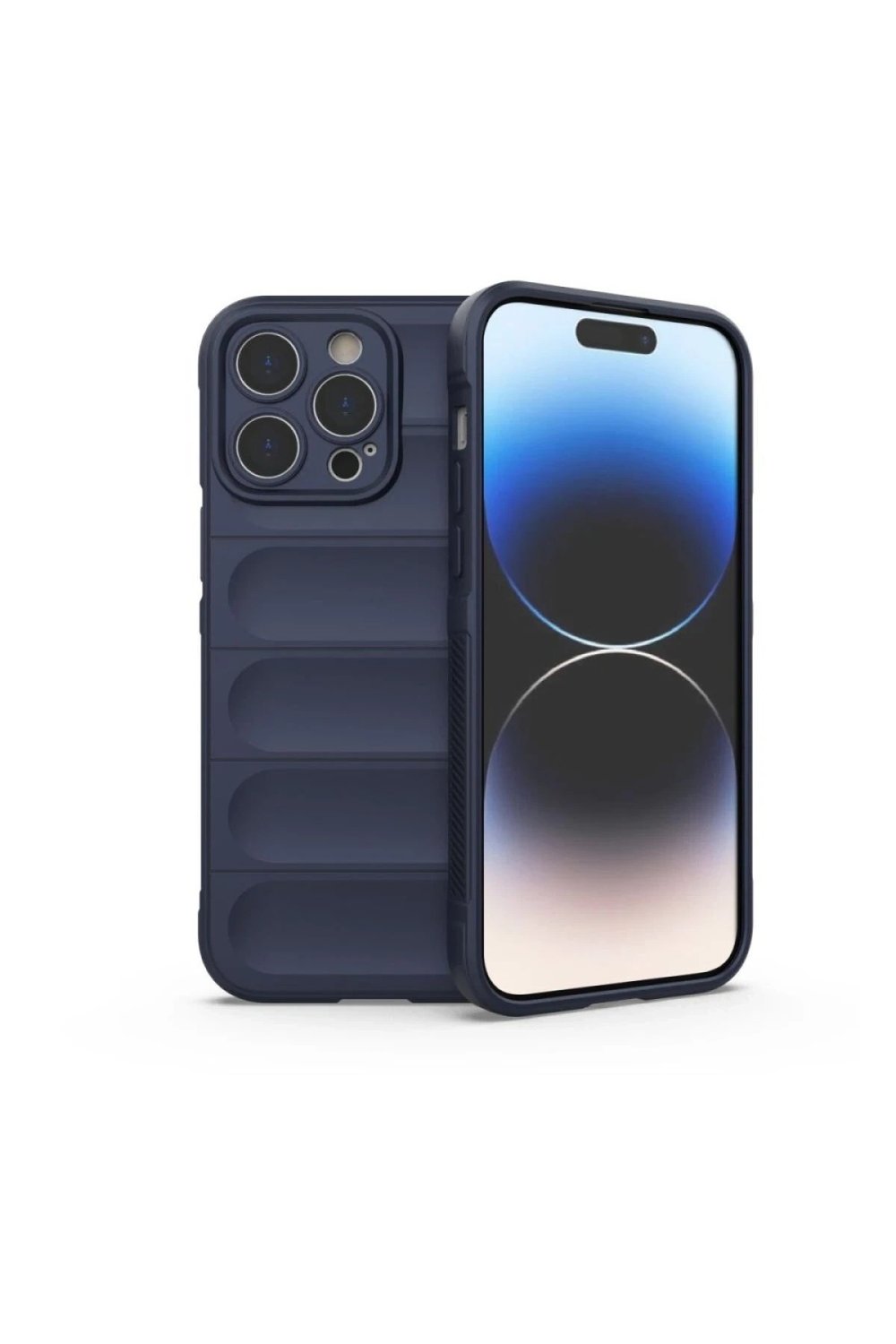Mey İthalat®  iPhone 16 Pro Max Kılıf Optimum Silikon - Lacivert