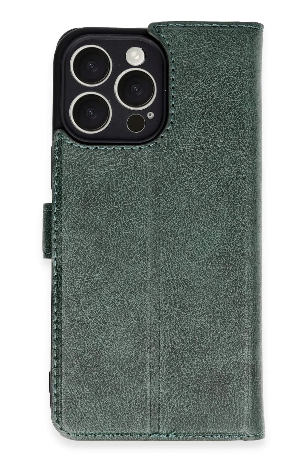 Mey İthalat®  iPhone 16 Pro Max Kılıf Trend S Plus Kapaklı Kılıf - Yeşil