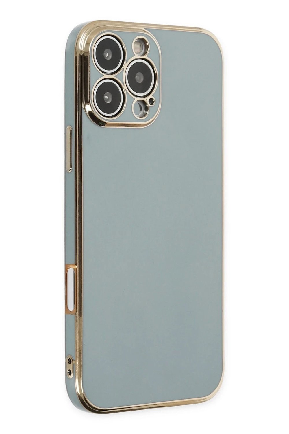 Mey İthalat®  iPhone 16 Pro Max Kılıf Volet Silikon - Açık Yeşil