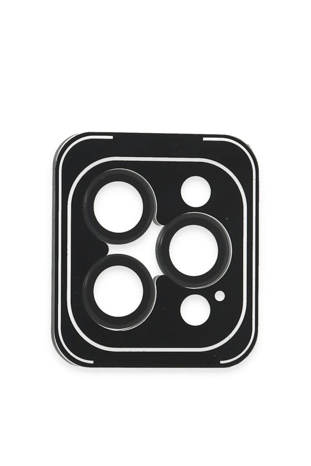 Mey İthalat®  iPhone 16 Pro Max PVD Metal Kamera Lens - Siyah