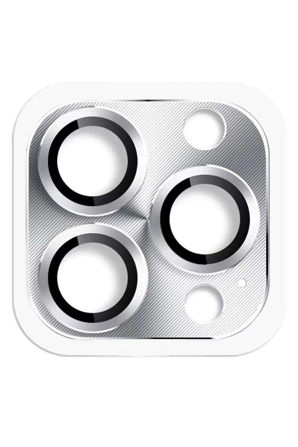 Mey İthalat®  iPhone 16 Pro Max Pers Alüminyum Kamera Lens - Gümüş