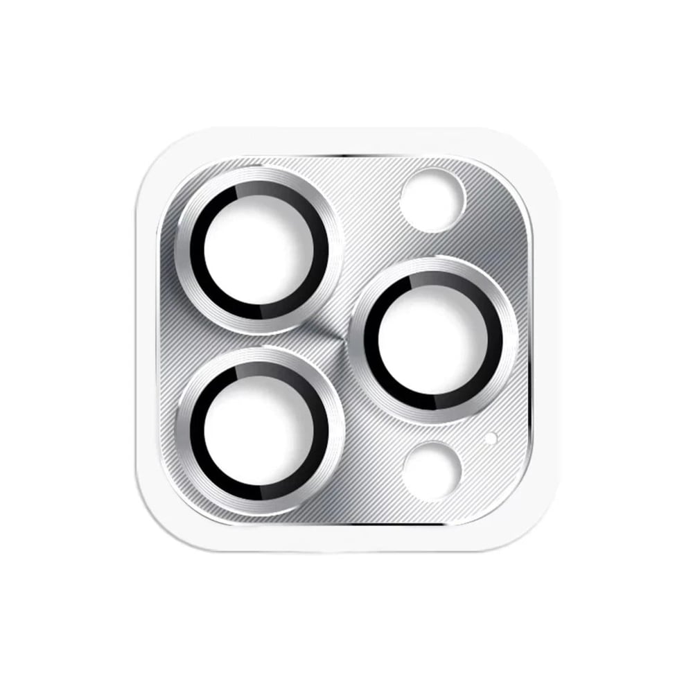 Mey İthalat®  iPhone 16 Pro Max Pers Alüminyum Kamera Lens - Gümüş