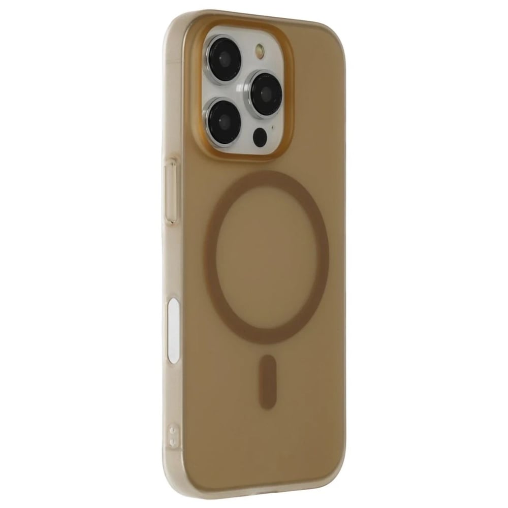 Mey İthalat®  iPhone 16 Pro Max Tuna PC Slim Magsafe Kapak - Çöl Titanyum