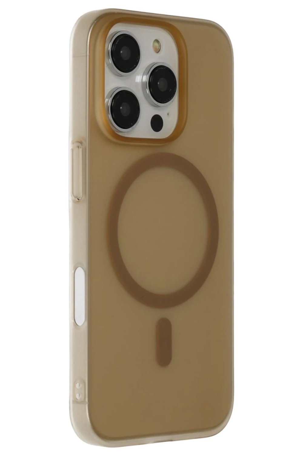 Mey İthalat®  iPhone 16 Pro Max Tuna PC Slim Magsafe Kapak - Çöl Titanyum