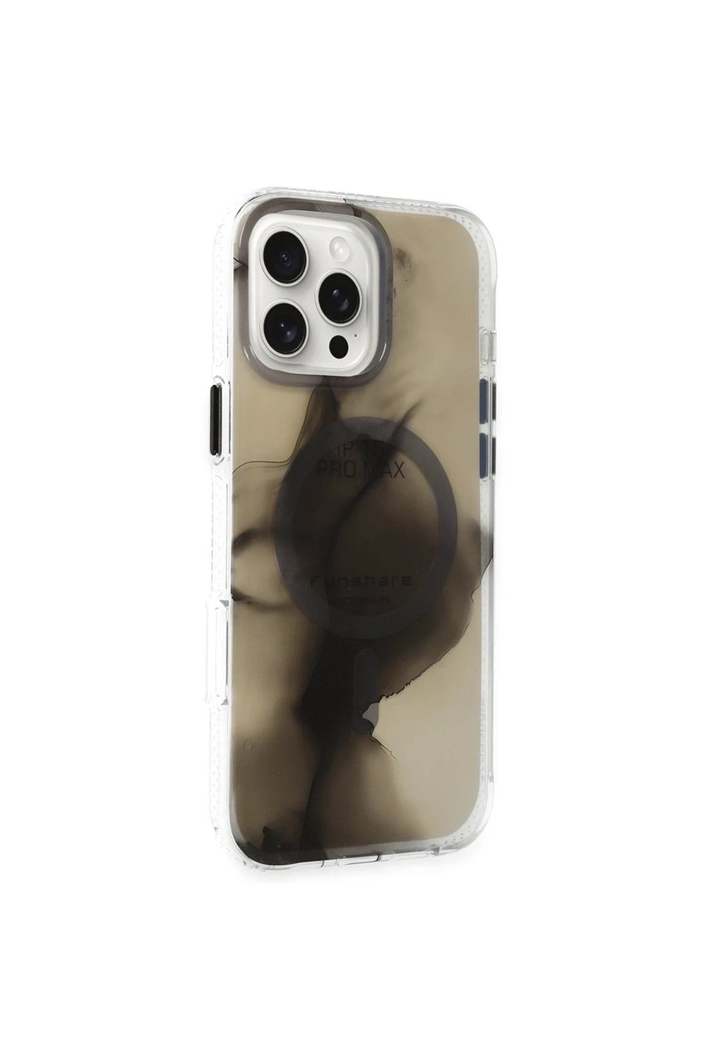 Mey İthalat®  iPhone 16 Pro Phantom Magsafe Kapak - Siyah