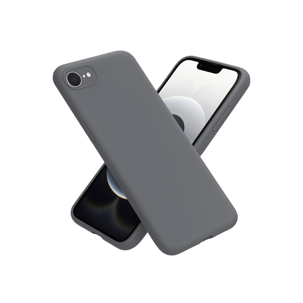 Mey İthalat®  iPhone 16E Kılıf First Silikon - Gri