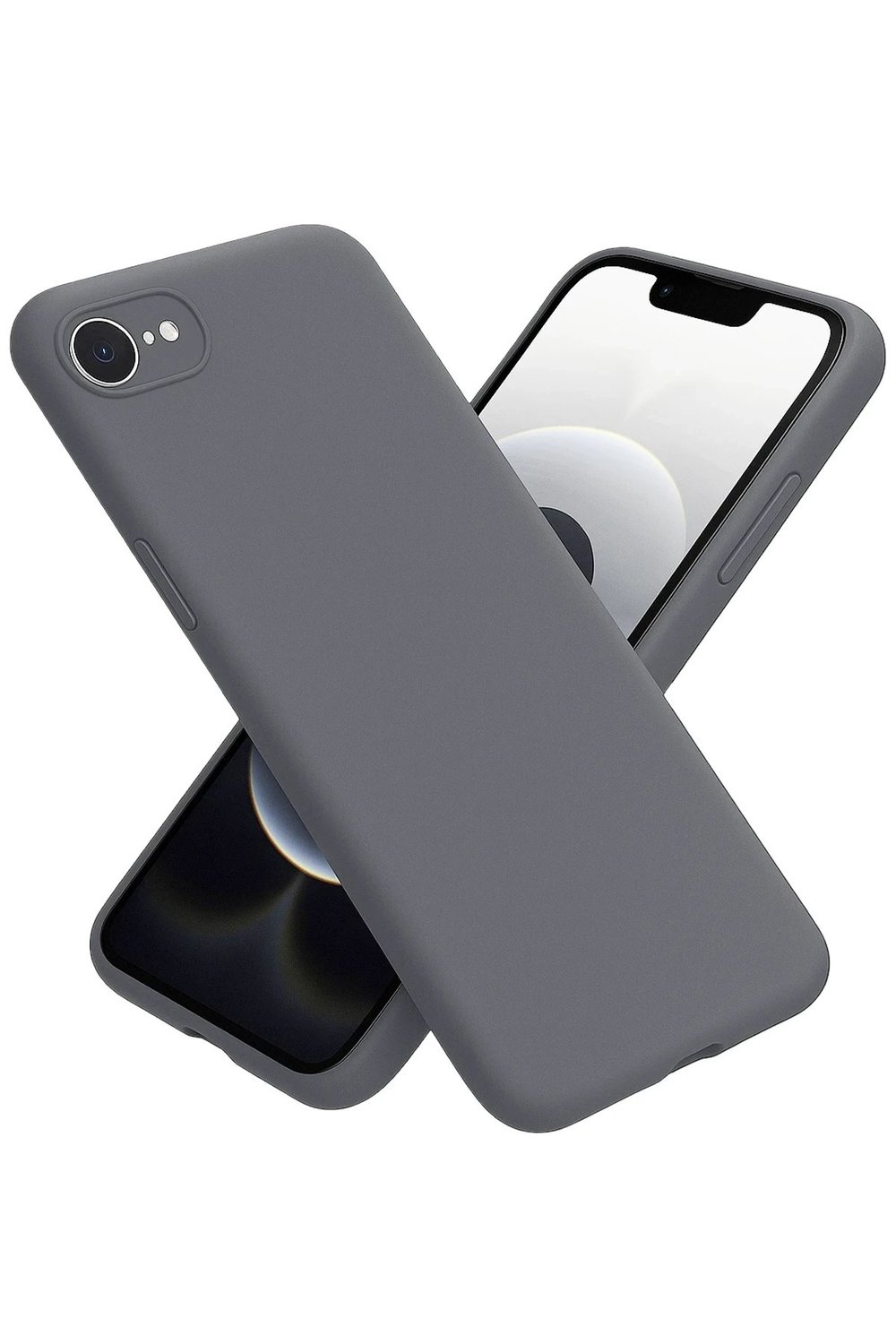 Mey İthalat®  iPhone 16E Kılıf First Silikon - Gri
