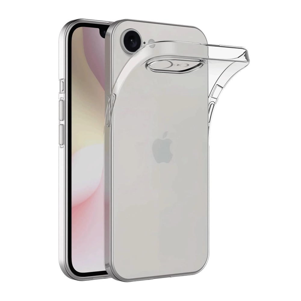 Mey İthalat®  iPhone 16E Kılıf Lüx Şeffaf Silikon