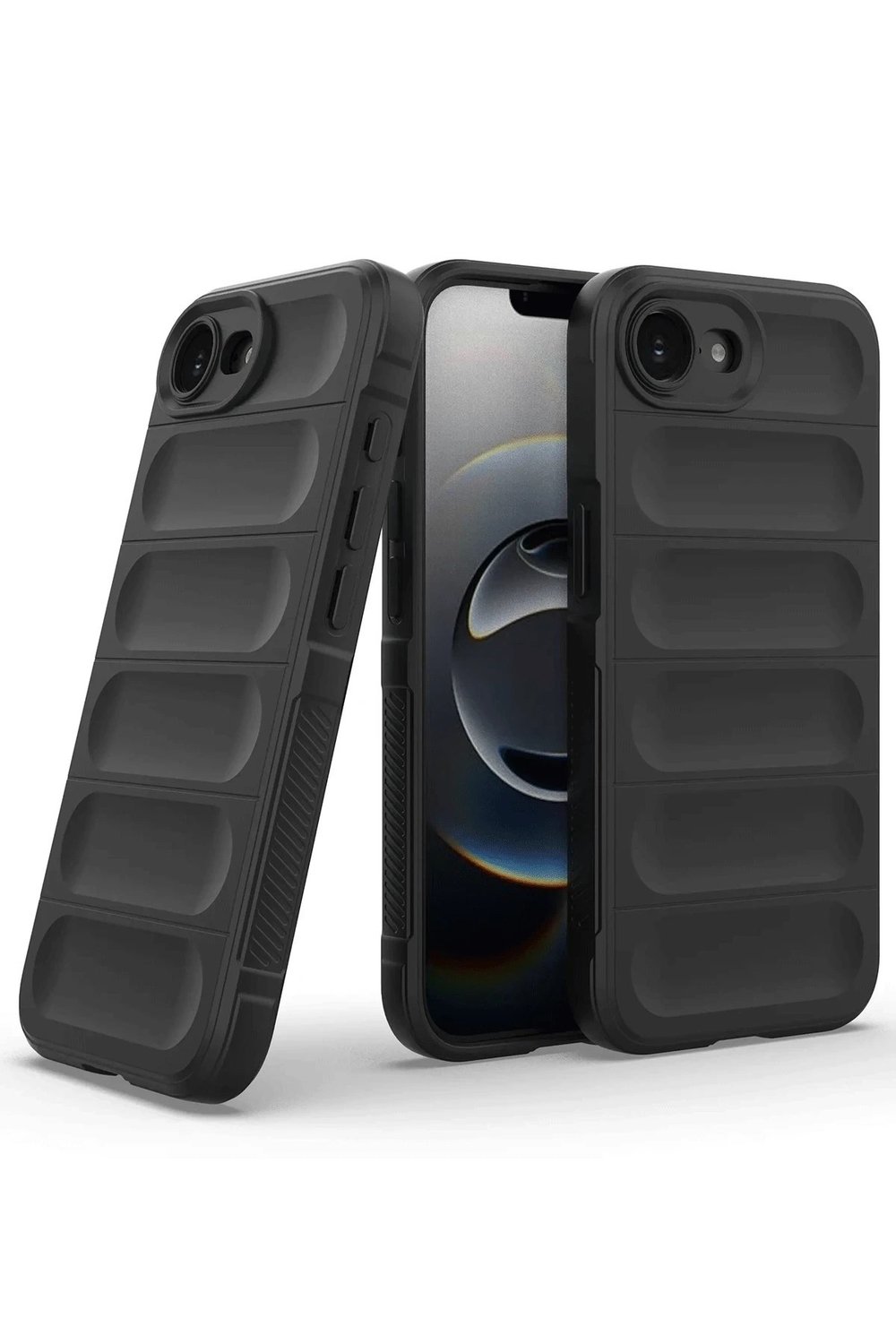 Mey İthalat®  iPhone 16E Kılıf Optimum Silikon - Siyah