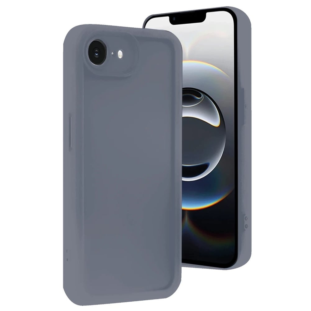 Mey İthalat®  iPhone 16E Kılıf Viera Silikon - Gri