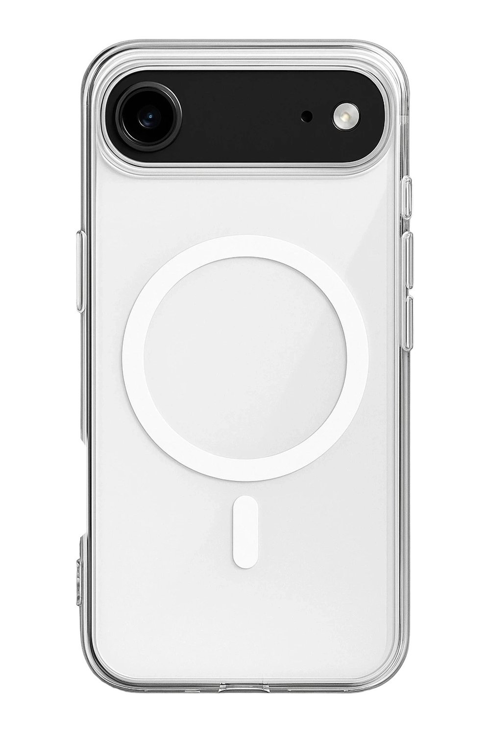 Mey İthalat®  iPhone 17 Air Kılıf Magneticsafe Şeffaf Silikon - Şeffaf