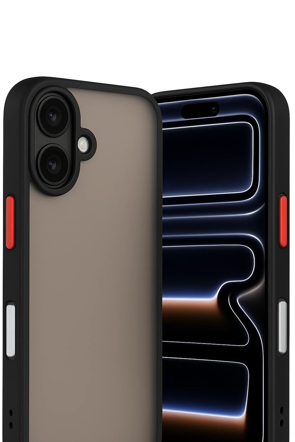 Mey İthalat®  iPhone 17 Kılıf Montreal Silikon Kapak - Siyah
