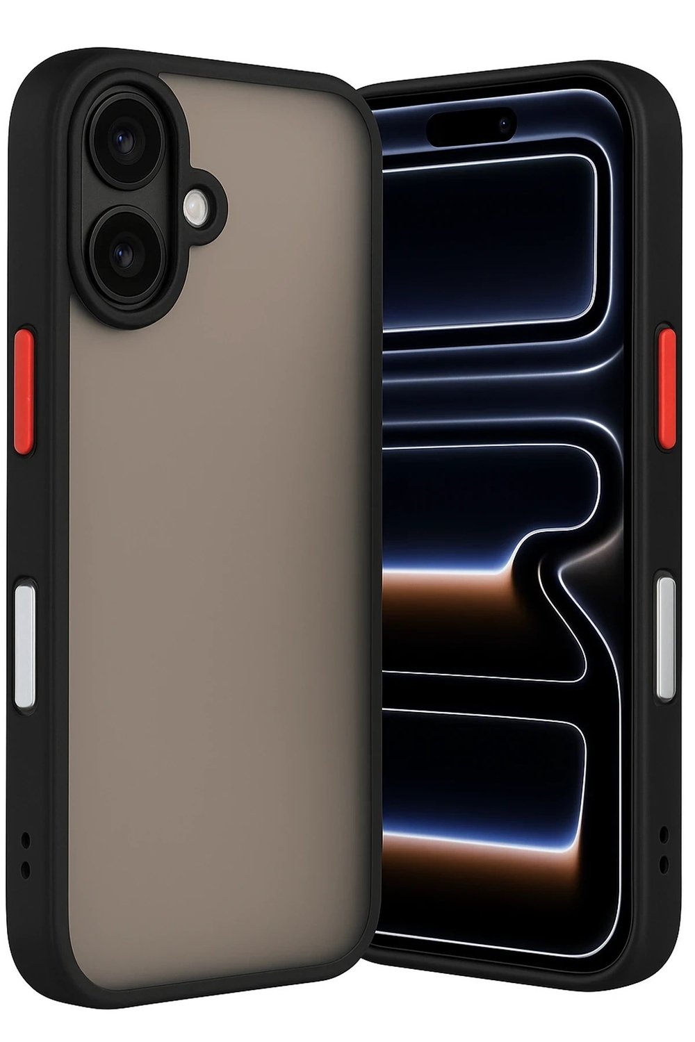 Mey İthalat®  iPhone 17 Kılıf Montreal Silikon Kapak - Siyah
