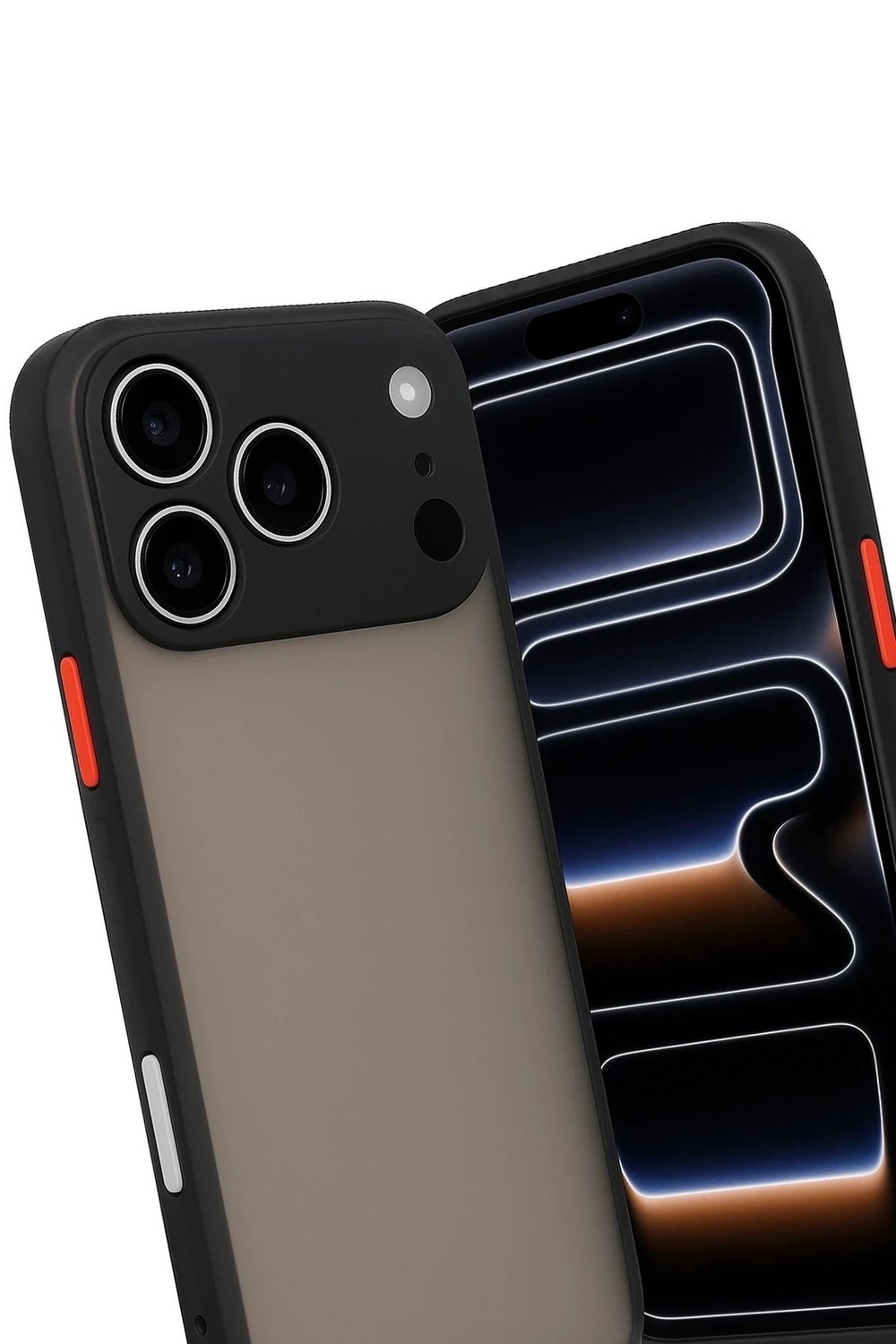 Mey İthalat®  iPhone 17 Pro Max Kılıf Montreal Silikon Kapak - Siyah