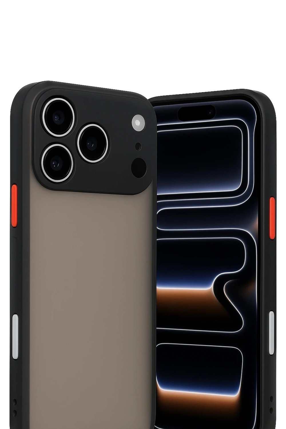 Mey İthalat®  iPhone 17 Pro Max Kılıf Montreal Silikon Kapak - Siyah