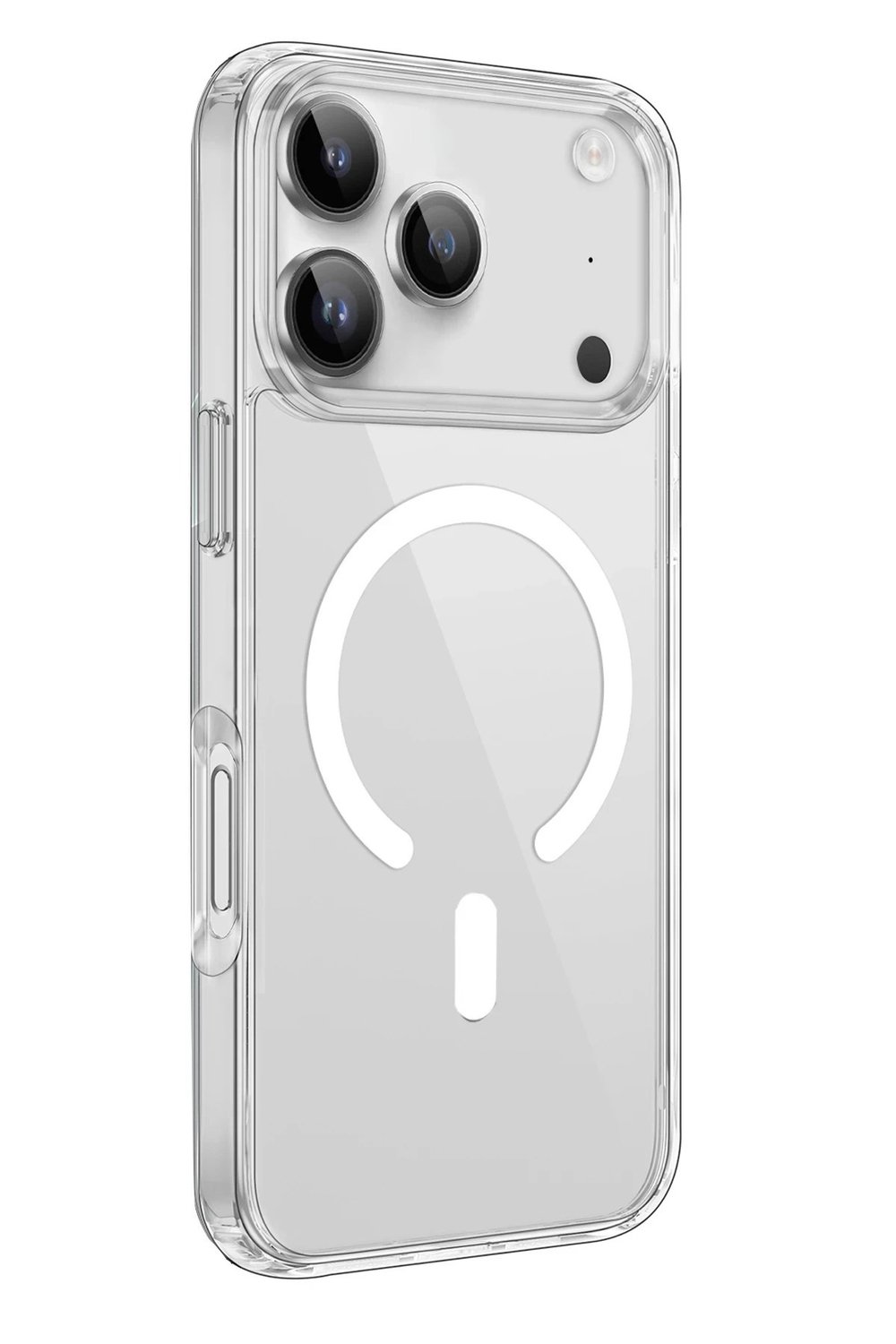 Mey İthalat®  iPhone 17 Pro Max Kılıf Pc Real Magsafe Kapak - Şeffaf
