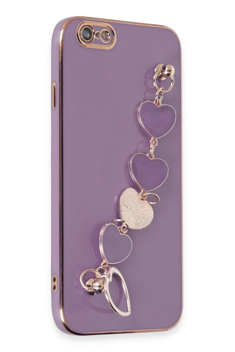 Mey İthalat®  iPhone 6 Kılıf Esila Silikon - Mor