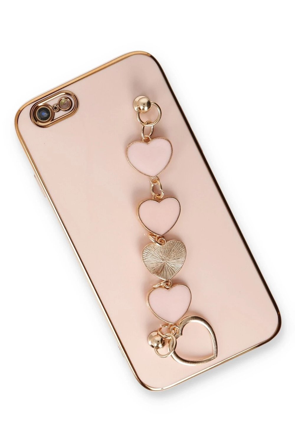 Mey İthalat®  iPhone 6 Kılıf Esila Silikon - Pudra