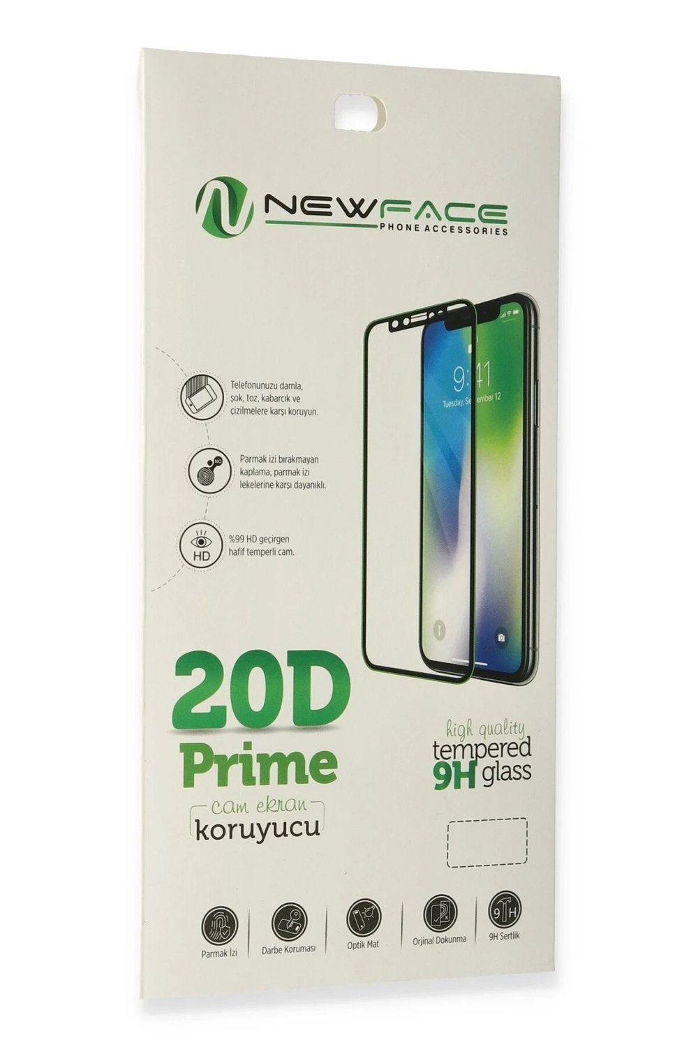 Mey İthalat®  iPhone 6 Plus 20D Premium Cam Ekran Koruyucu - Beyaz