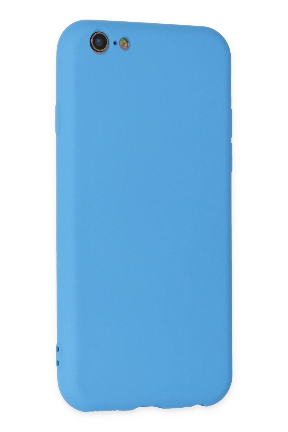 Mey İthalat®  iPhone 6 Plus Kılıf Nano içi Kadife Silikon - Mavi