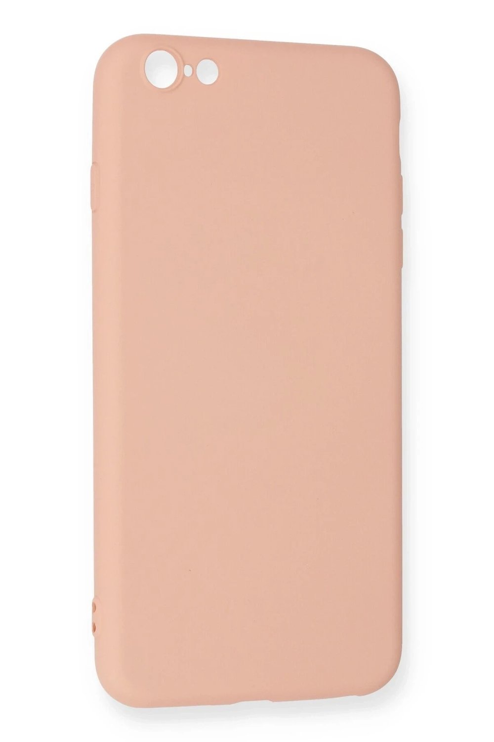 Mey İthalat®  iPhone 6 Plus Kılıf Nano içi Kadife Silikon - Pudra