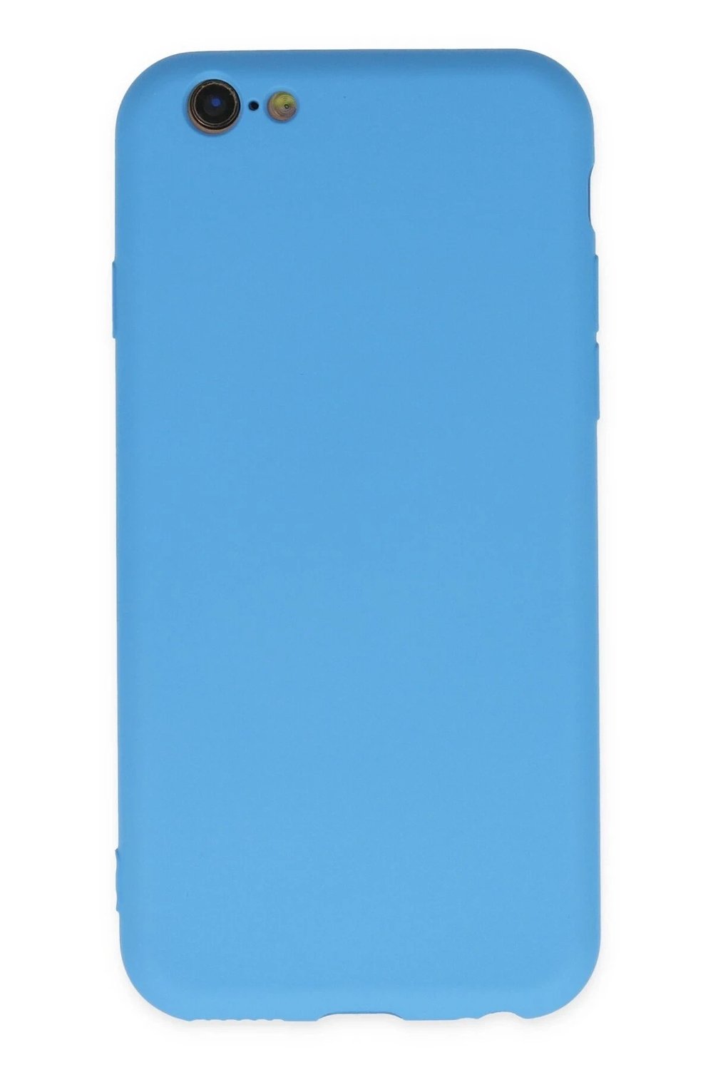 Mey İthalat®  iPhone 6 Plus Kılıf Nano içi Kadife Silikon - Mavi